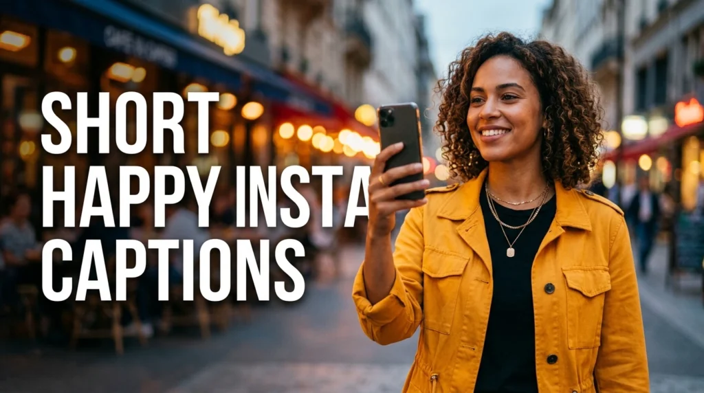 Short Happy Insta Captions
