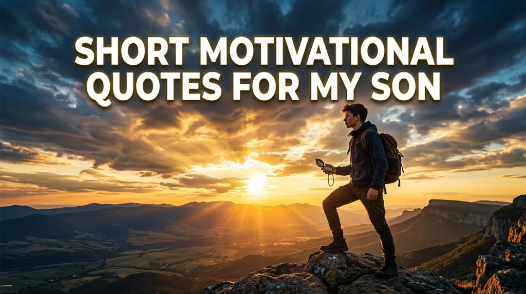 Short Motivational Quotes For My Son