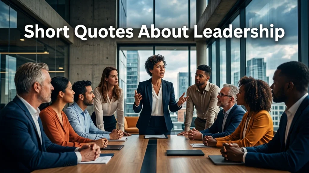 Short Quotes About Leadership
