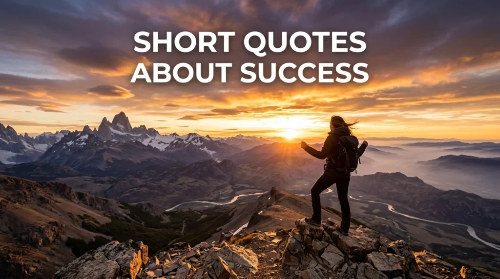 Short Quotes About Success