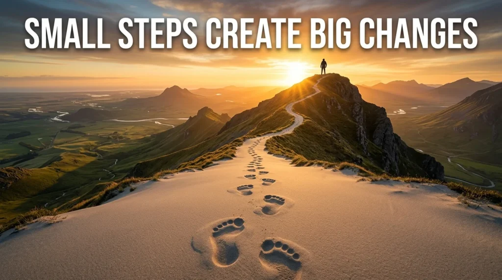 Small Steps Create Big Changes