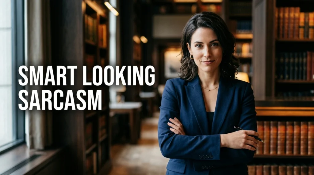 Smart Looking Sarcasm