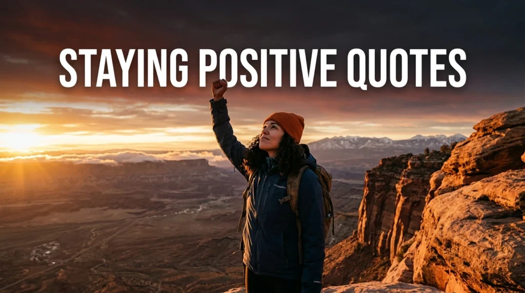Staying Positive Quotes