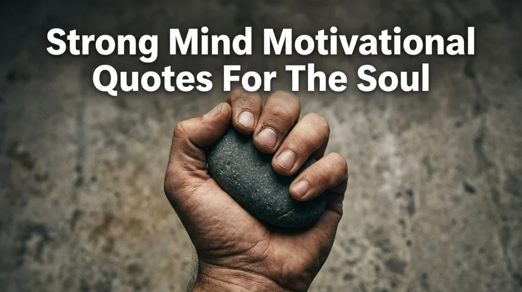 Strong Mind Motivational Quotes For The Soul