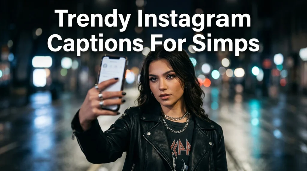 Trendy Instagram Captions For Simps