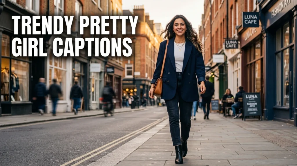 Trendy Pretty Girl Captions
