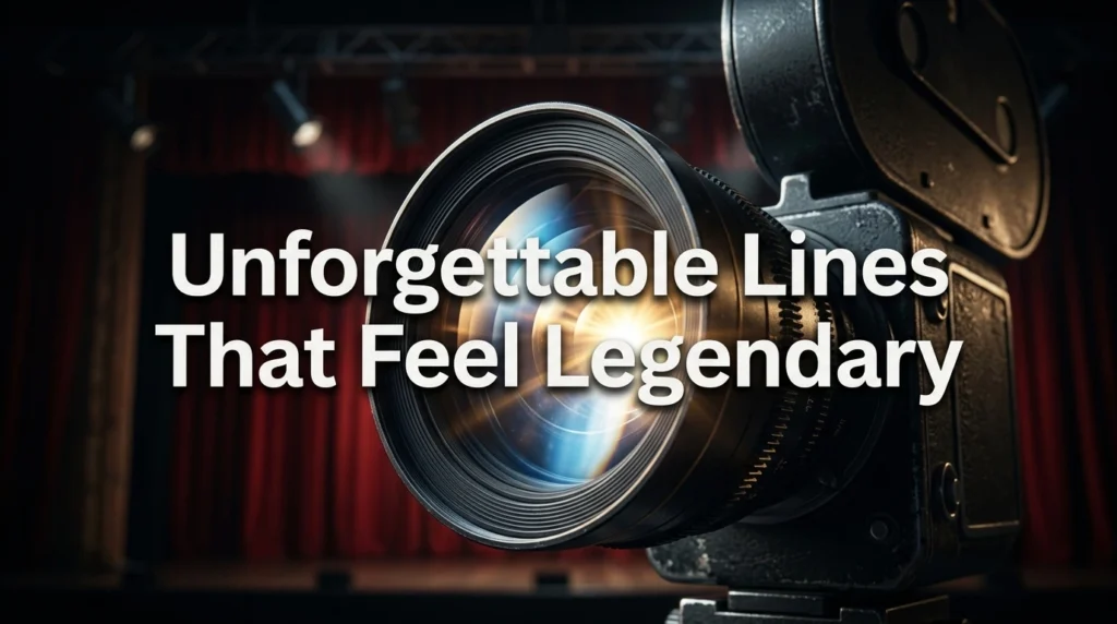 Unforgettable Lines That Feel Legendary