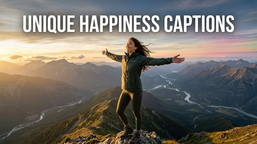 Unique Happiness Captions