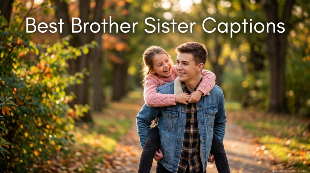 Best Brother Sister Captions