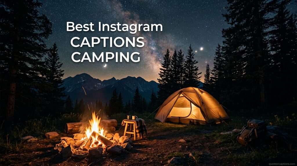 Best Instagram Captions Camping