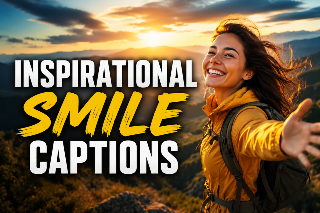 Inspirational Smile Captions