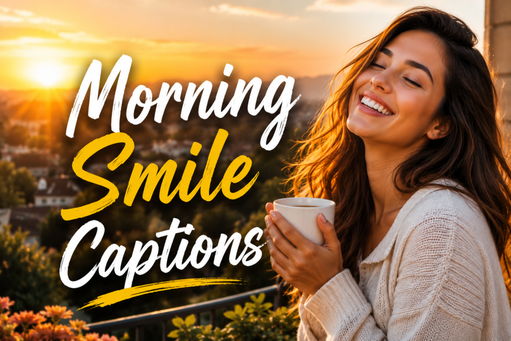 Morning Smile Captions