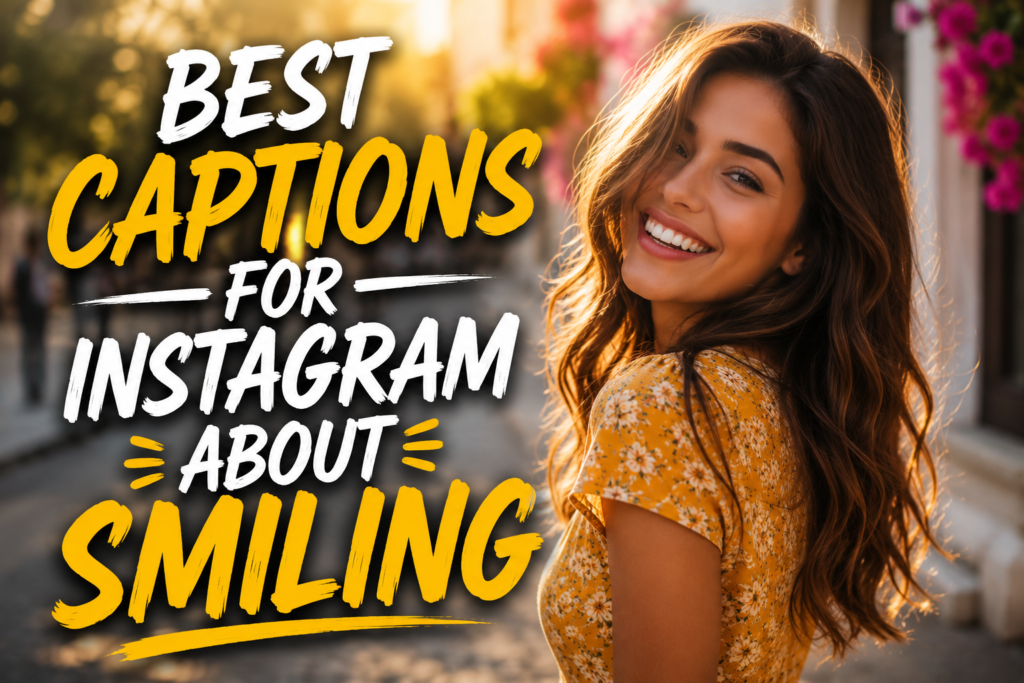 Best Captions For Instagram About Smiling