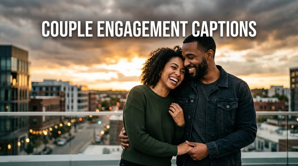 Couple Engagement Captions