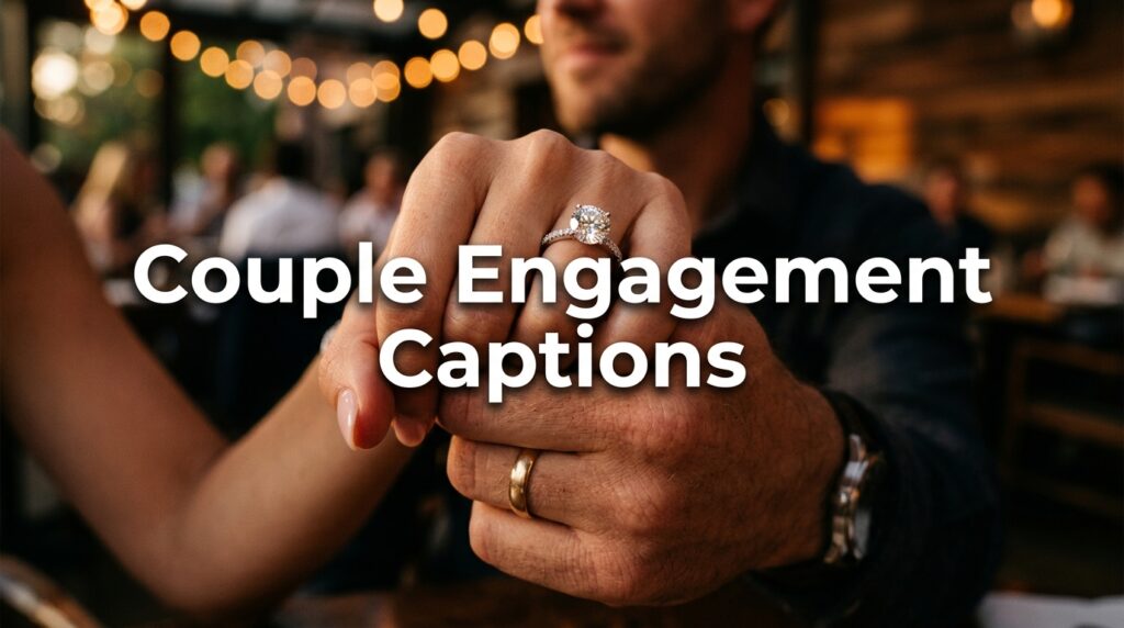 Couple Engagement Captions