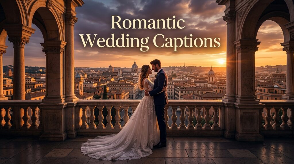 Romantic Wedding Captions