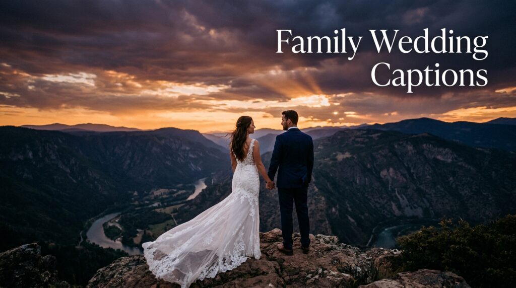 Family Wedding Captions