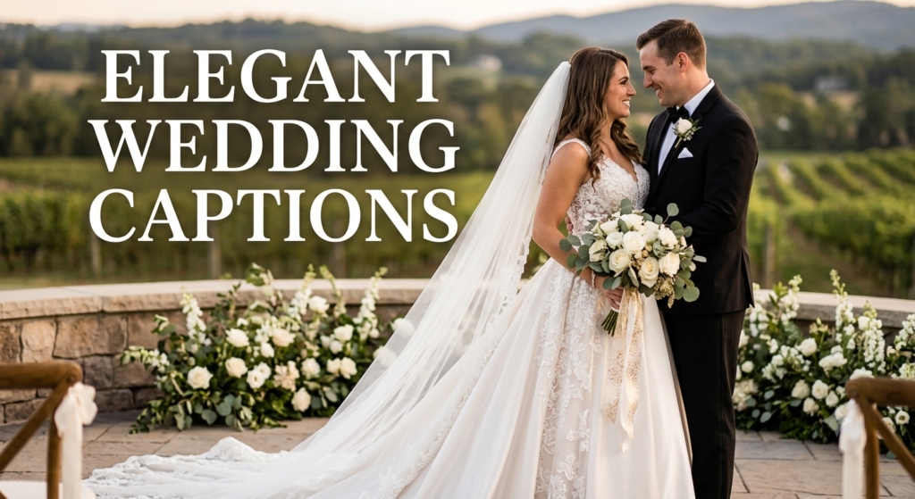 Elegant Wedding Captions