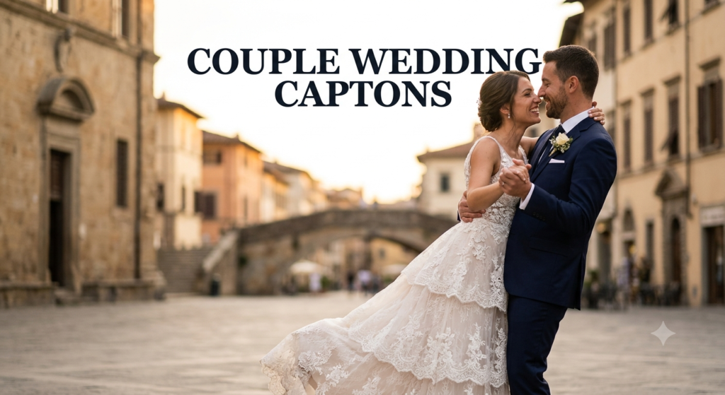 Couple Wedding Captions