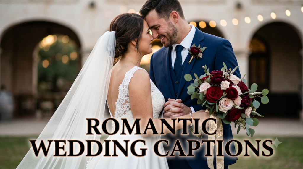 Romantic Wedding Captions