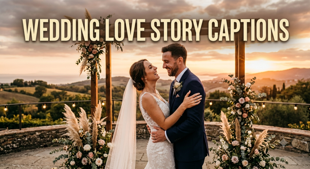 Wedding Love Story Captions