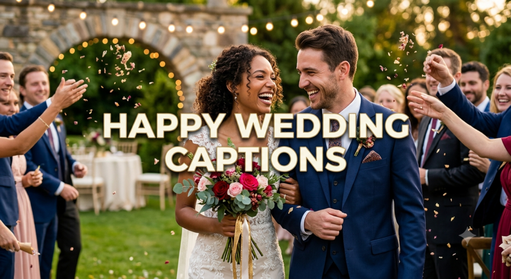 Happy Wedding Captions