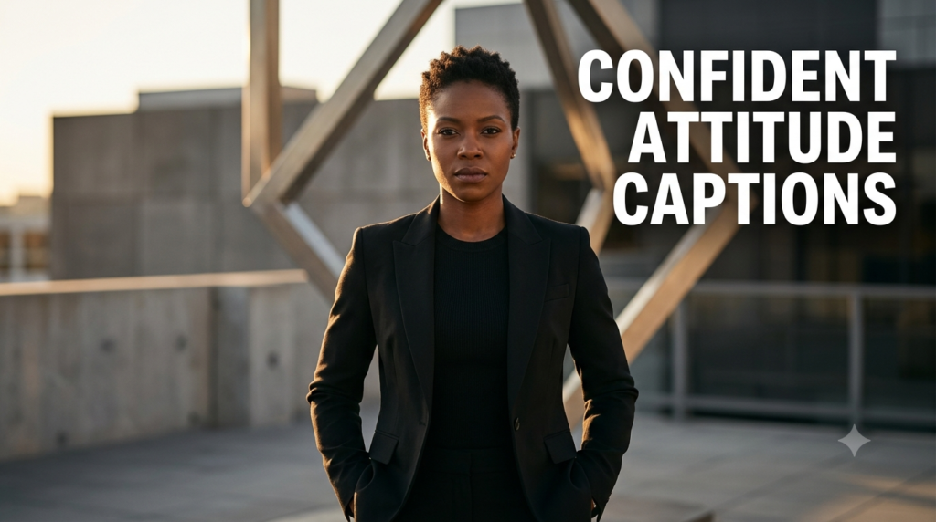 Confident Attitude Captions