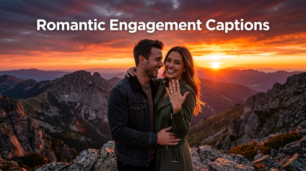 Romantic Engagement Captions