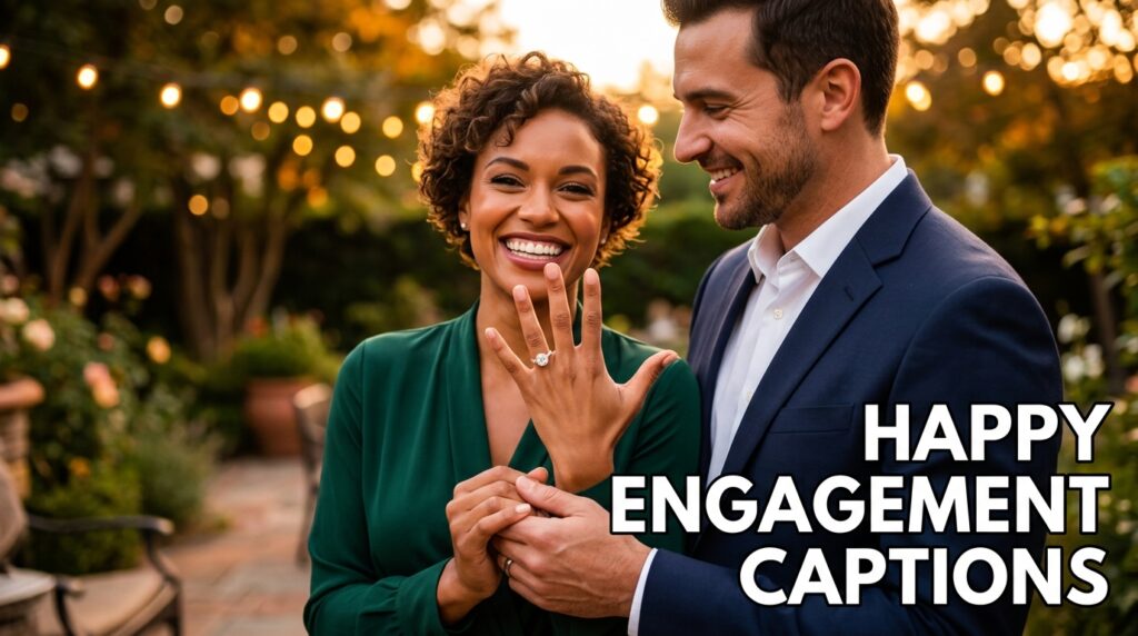 Happy Engagement Captions