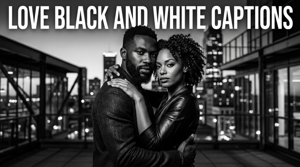 Love Black And White Captions