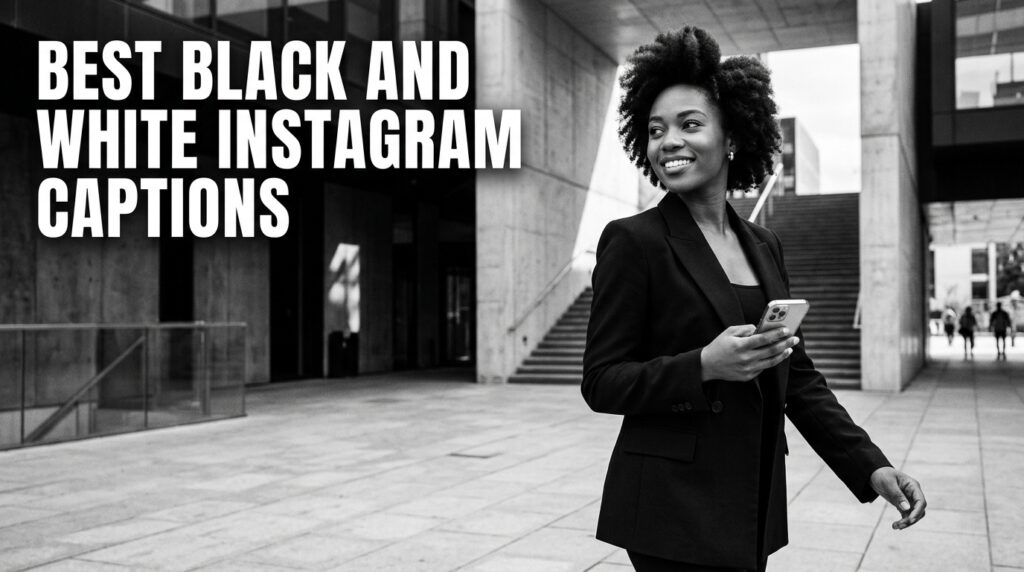 Best Black And White Instagram Captions