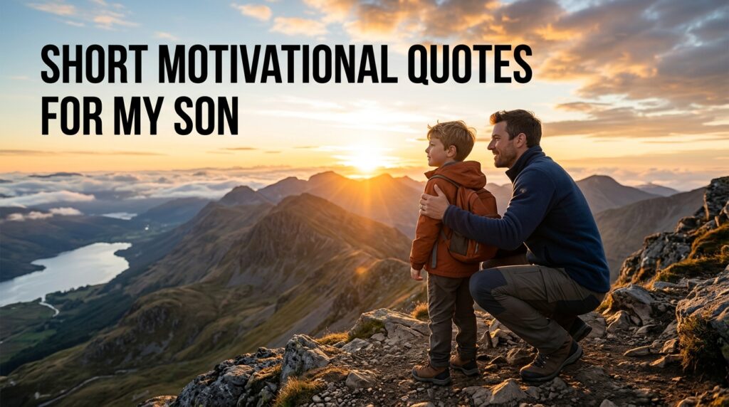 Short Motivational Quotes For My Son