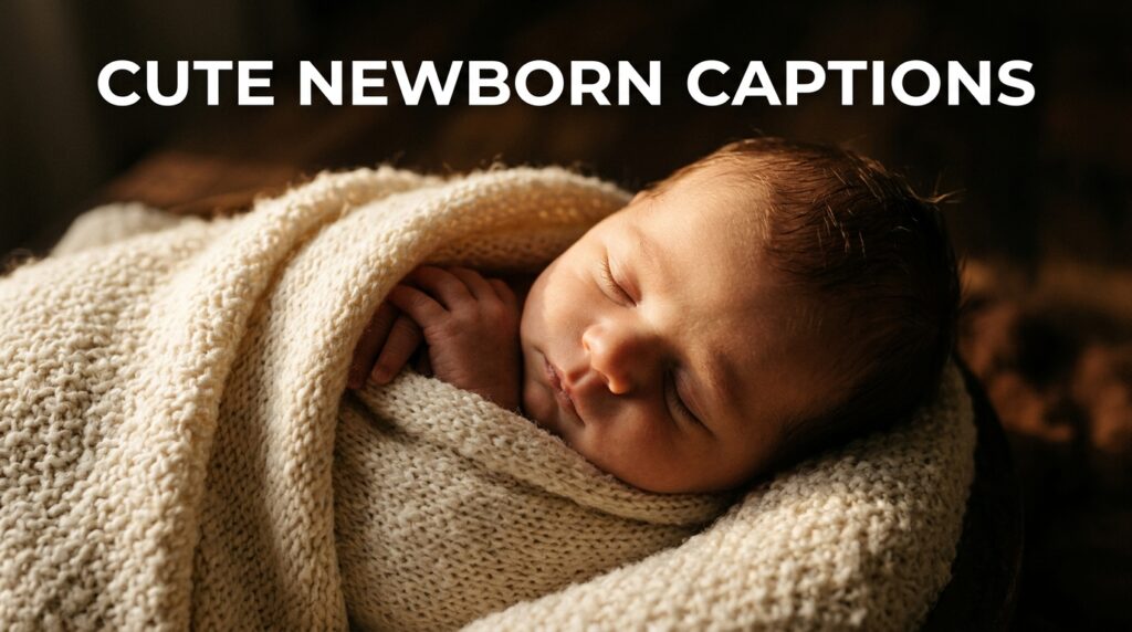 Cute Newborn Captions