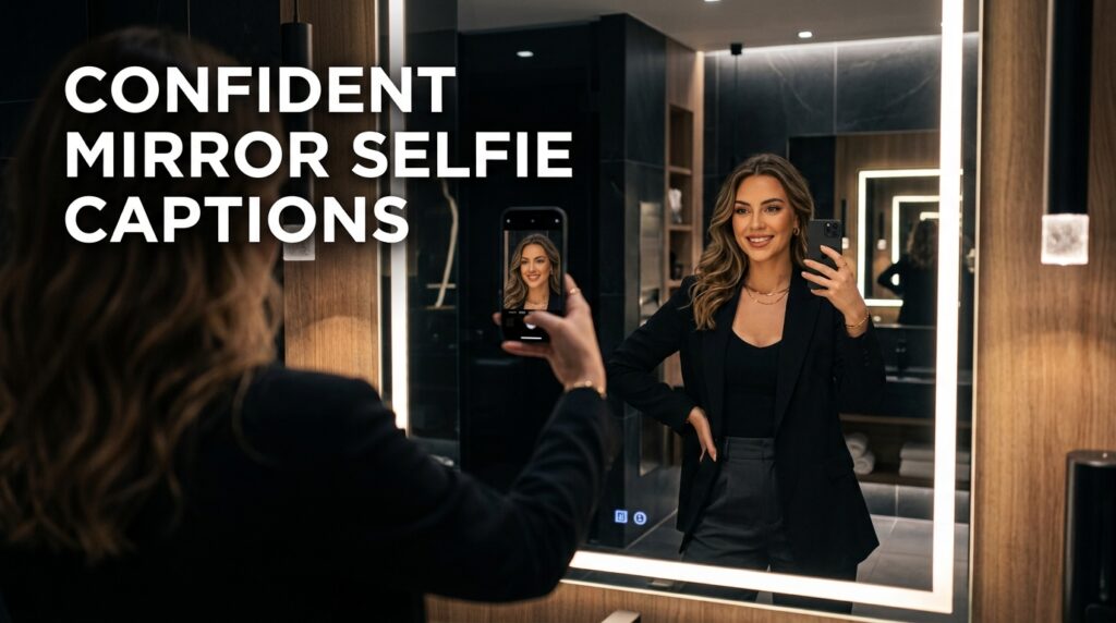 Confident Mirror Selfie Captions