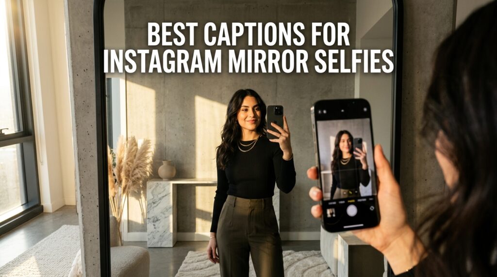 Best Captions For Instagram Mirror Selfies