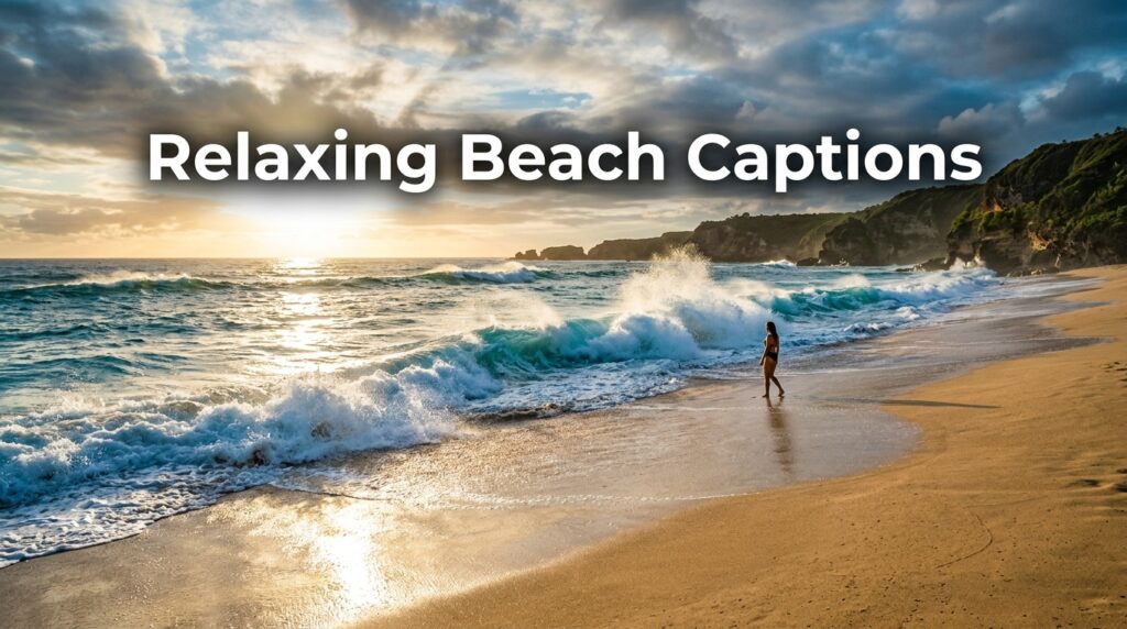 Relaxing Beach Captions