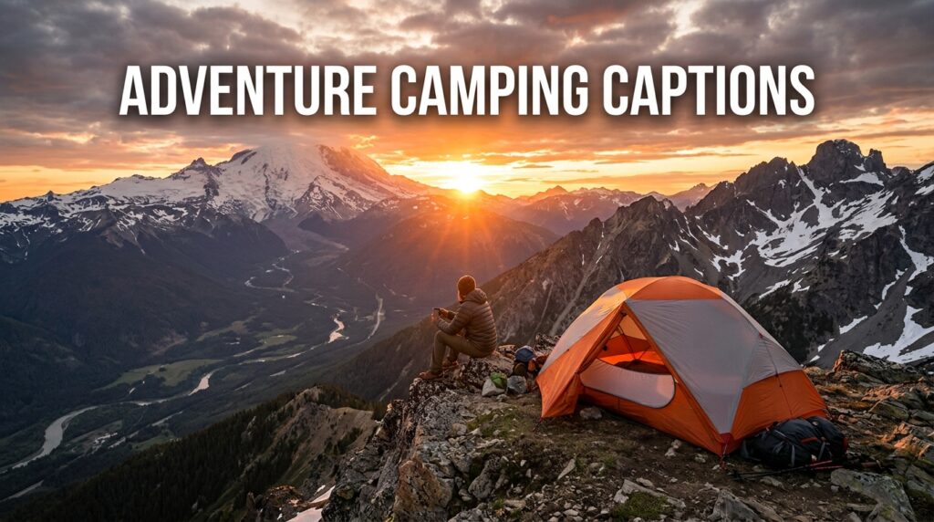Adventure Camping Captions