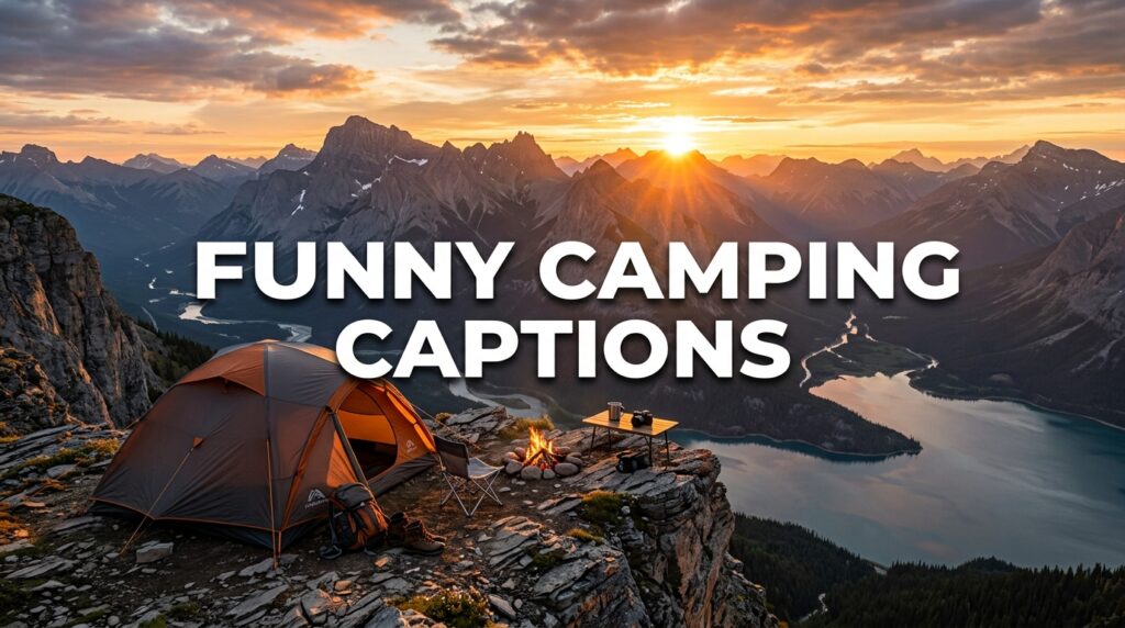Funny Camping Captions