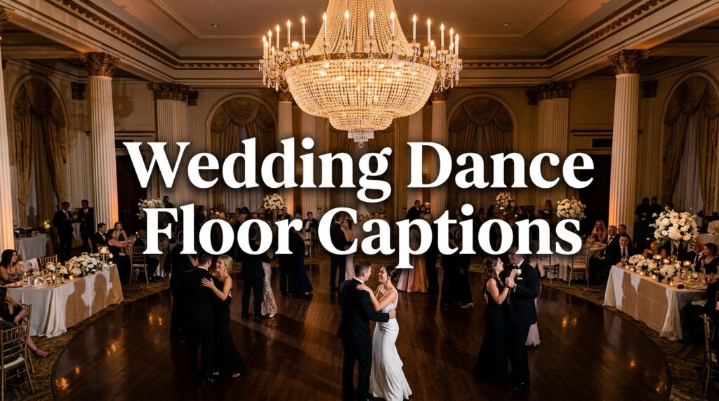 Wedding Dance Floor Captions
