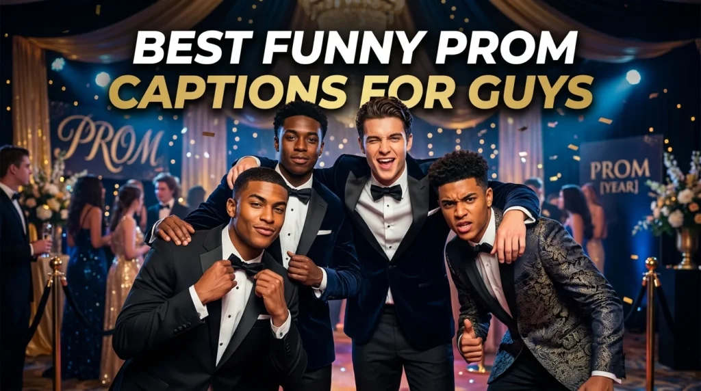 Best Funny Prom Captions For Guys