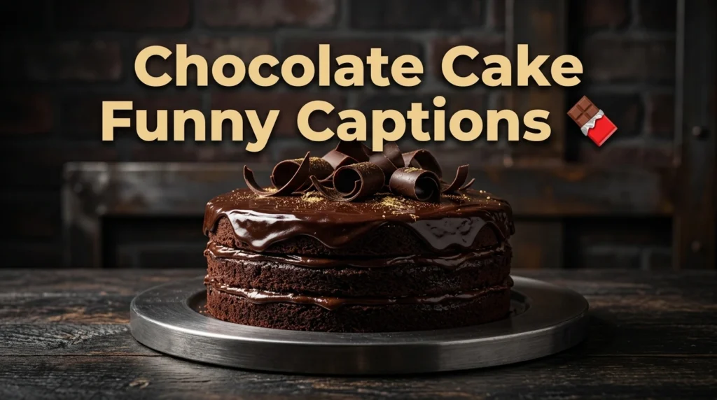 Chocolate Cake Funny Captions