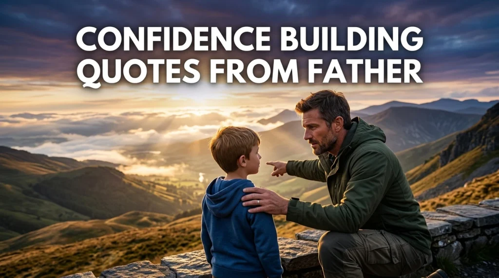 Confidence Building Quotes From Father