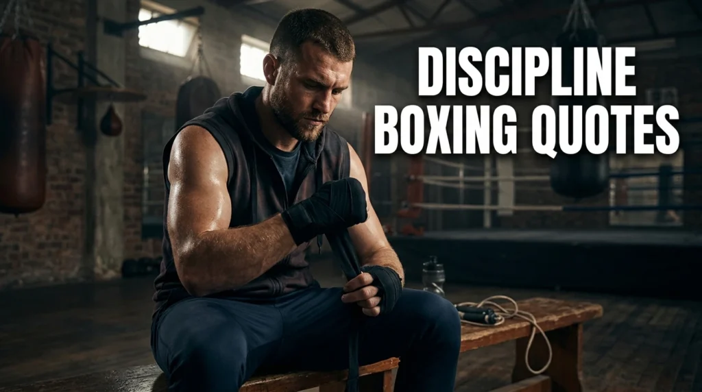 Discipline Boxing Quotes