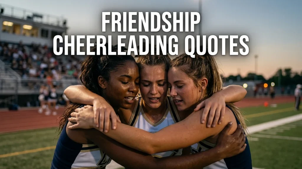 Friendship Cheerleading Quotes