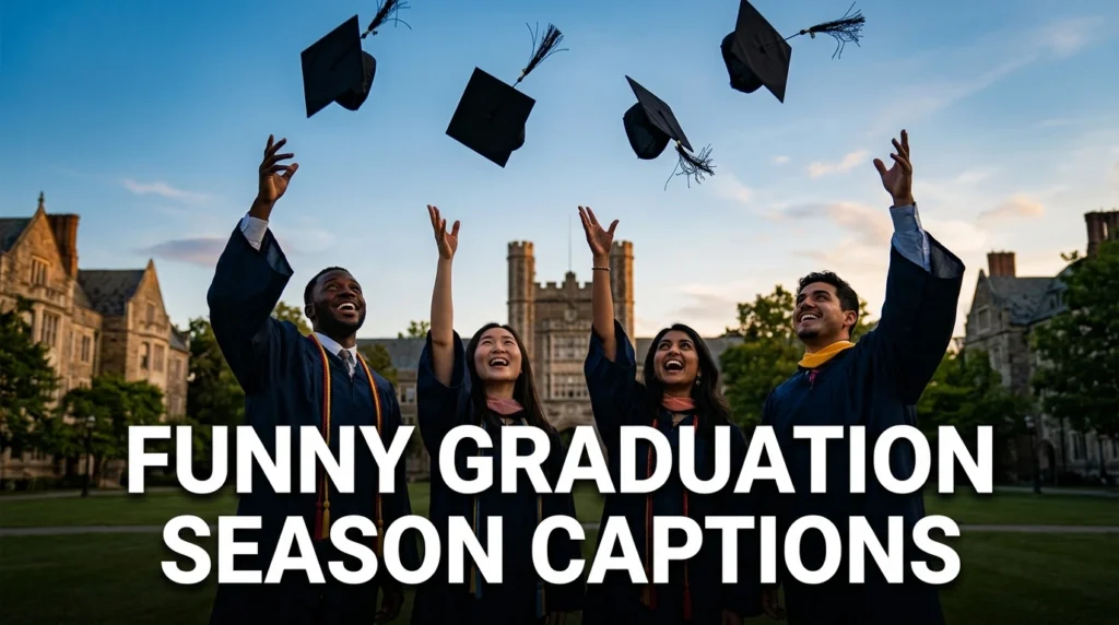 Funny Graduation Season Captions