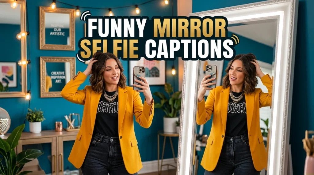 Funny Mirror Selfie Captions
