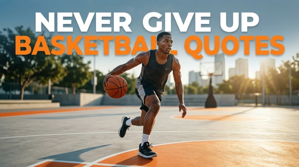 Never Give Up Basketball Quotes