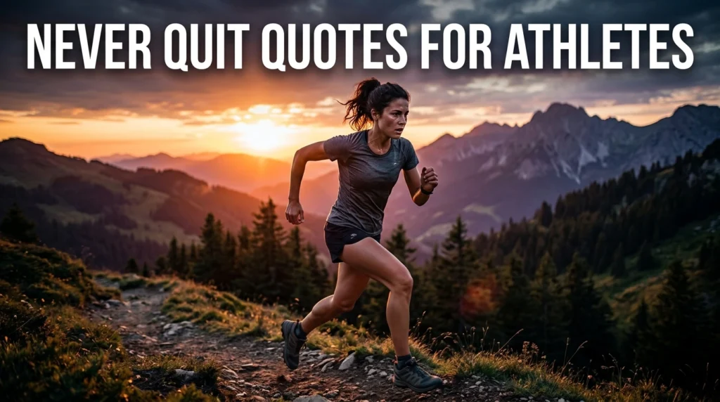 Never Quit Quotes For Athletes