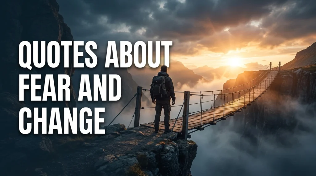 Quotes About Fear And Change