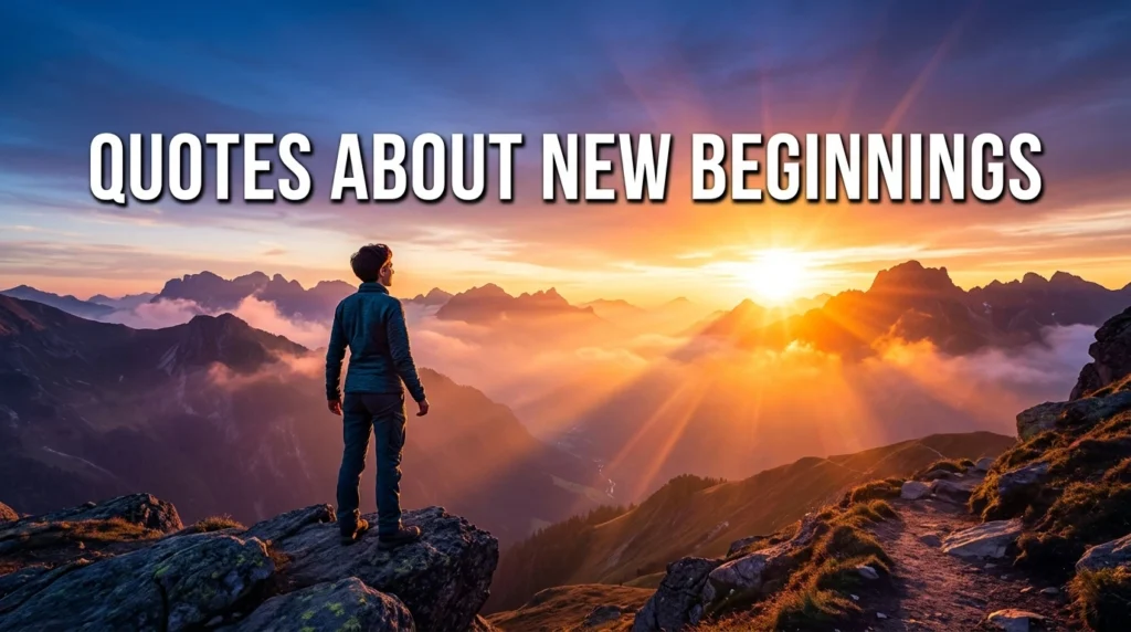 Quotes About New Beginnings
